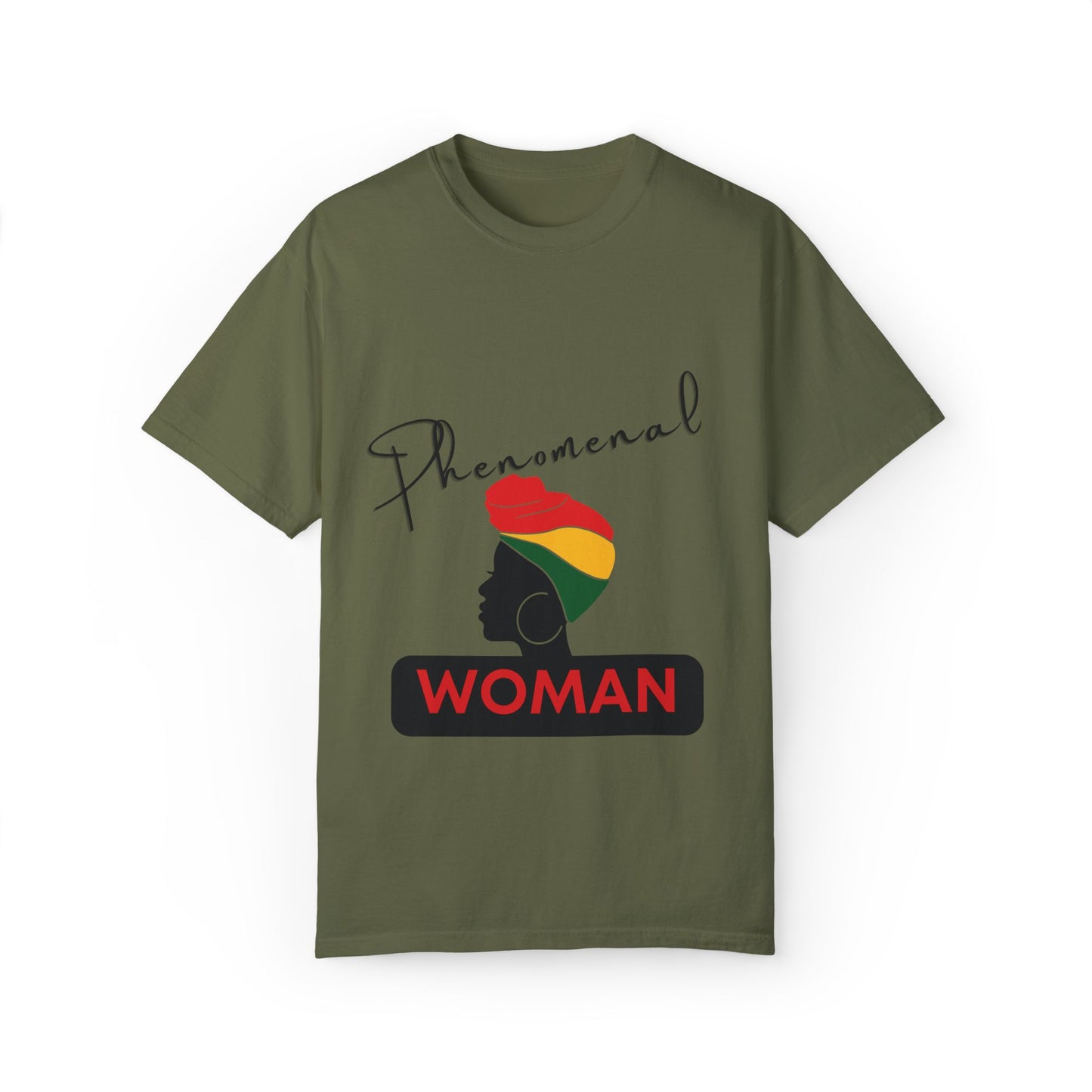 T-shirt | Phenomenal Woman Silhouette Rasta