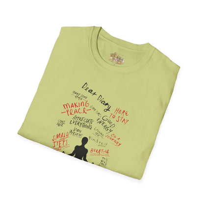 Mindful Thinking “Dear Diary” Affirmations T-Shirt