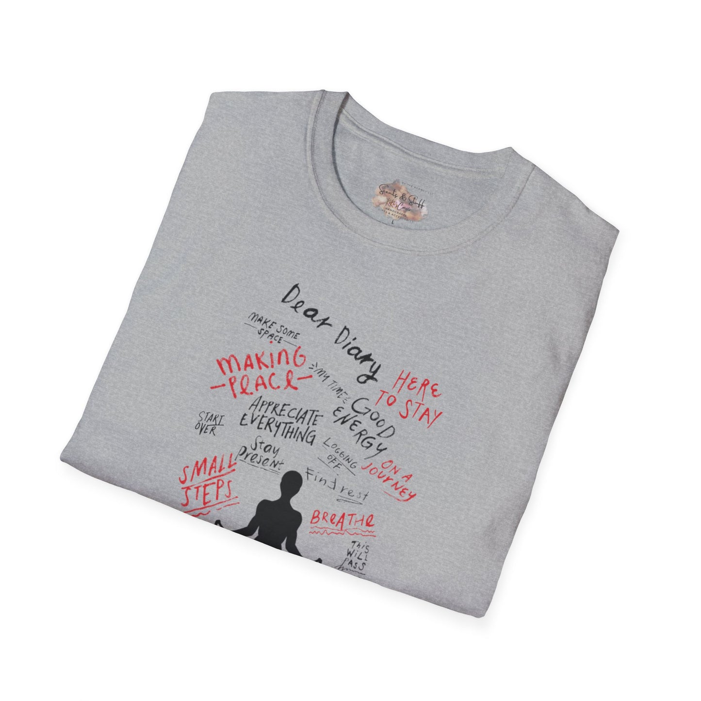 Mindful Thinking “Dear Diary” Affirmations T-Shirt