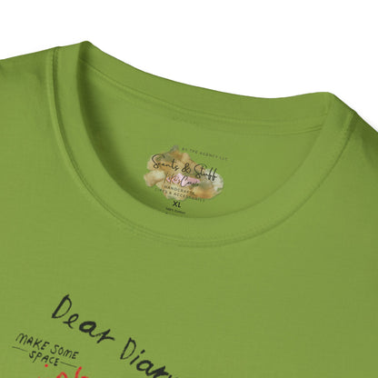 Mindful Thinking “Dear Diary” Affirmations T-Shirt