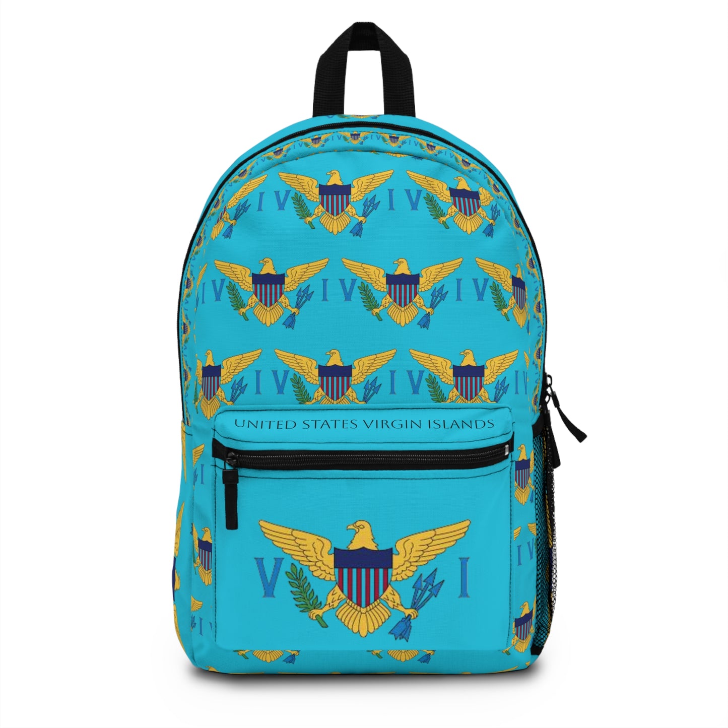 Backpack U.S Virgin Islands Flag Design | Sea Blue