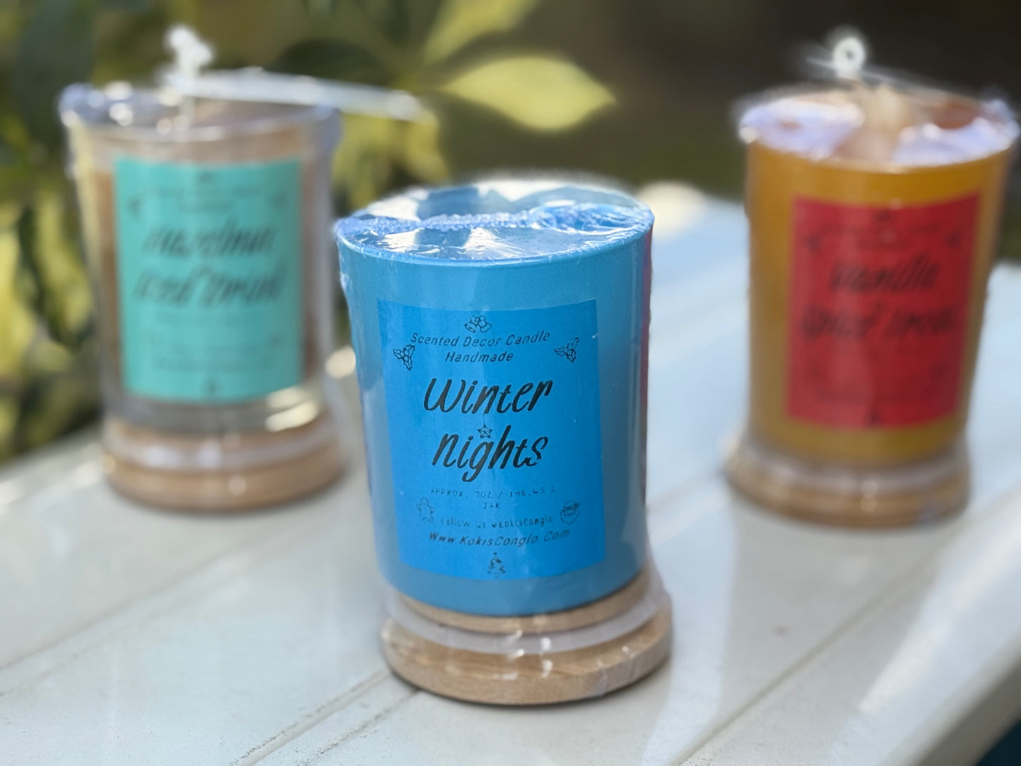 Candles Scented Decor| Holiday Collection handmade